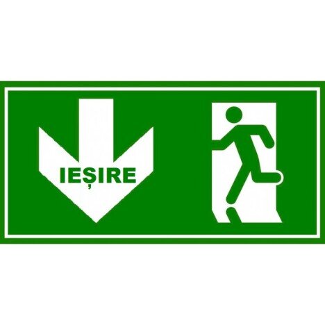 Placuta iesire cu sageata in jos